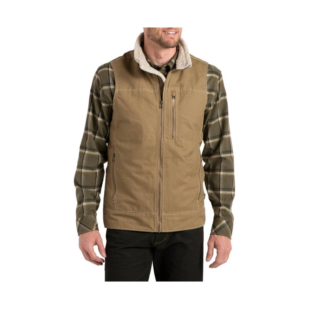 Kuhl Men's Burr Vest Lined - Khaki - Lenny's Shoe & Apparel