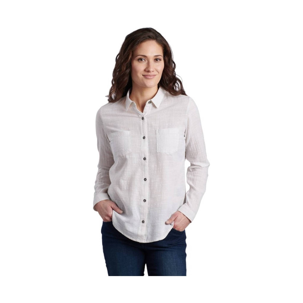 Kuhl Women's Adele Long Sleeve - Natural - Lenny's Shoe & Apparel