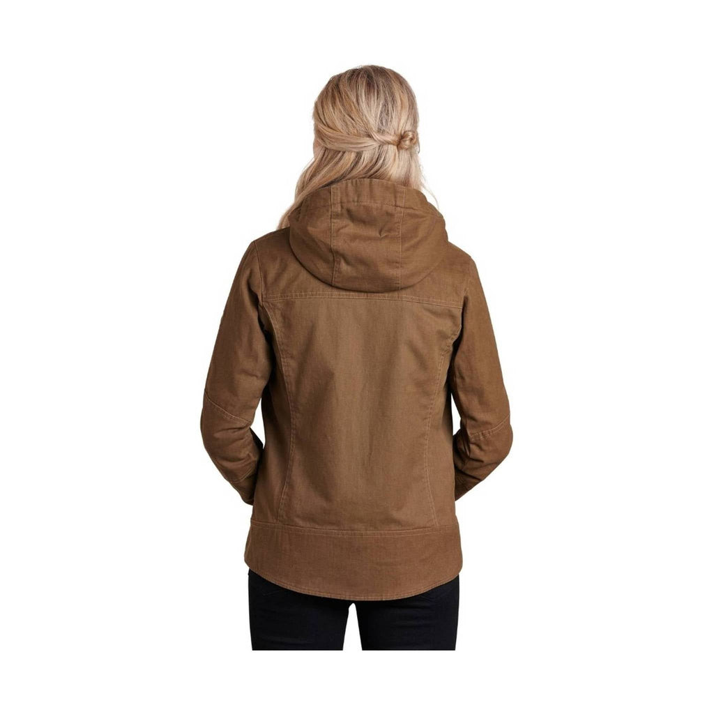 Kuhl Women's Law Fleece Lined Hoody - Dark Khaki - Lenny's Shoe & Apparel