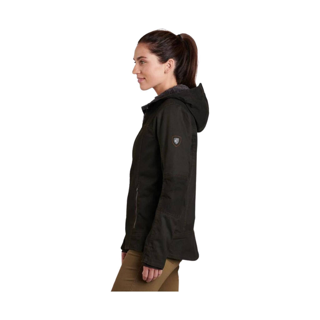 Kuhl Women's Law Fleece Lined Hoody - Espresso - Lenny's Shoe & Apparel