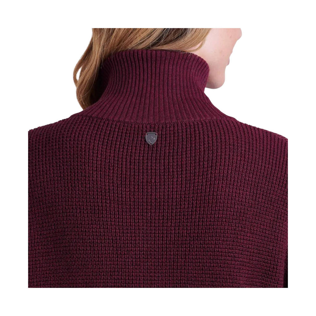 Kuhl Women's Norda Quarter Zip Sweater - Zinfandel - Lenny's Shoe & Apparel