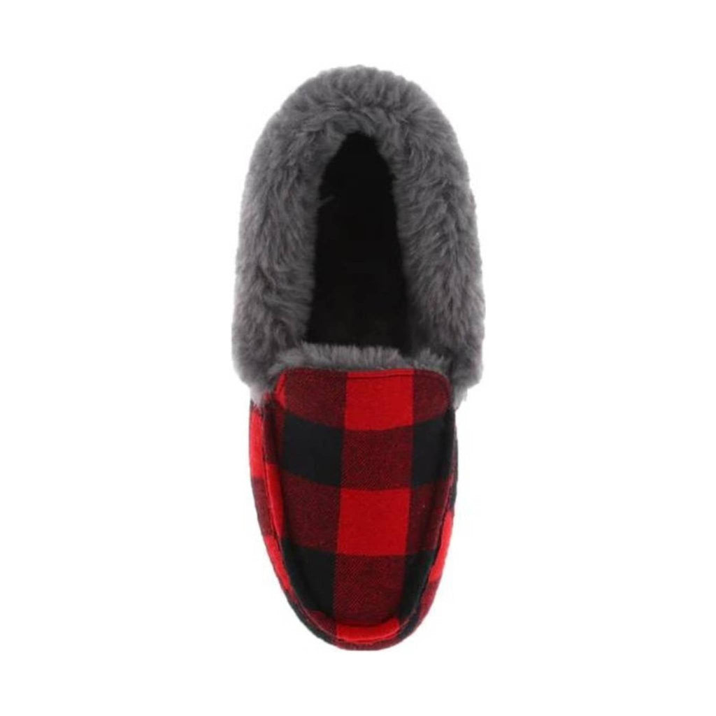 Lamo Women's Aussie Moc Slipper - Red Plaid - Lenny's Shoe & Apparel