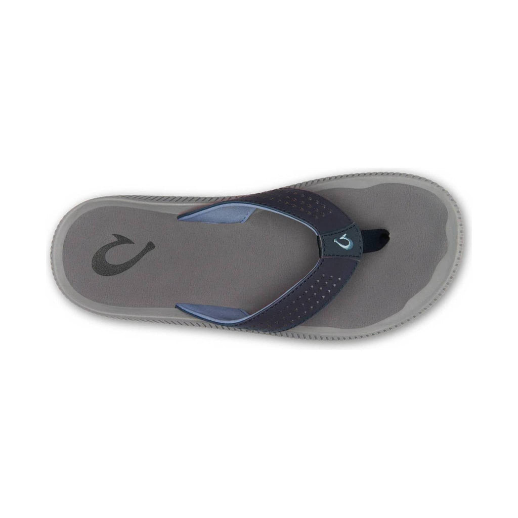 Olukai Men's Ulele Flip Flop - Blue Depth / Charcoal - Lenny's Shoe & Apparel