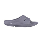 OOfos OOahh Slide - Slate - Lenny's Shoe & Apparel