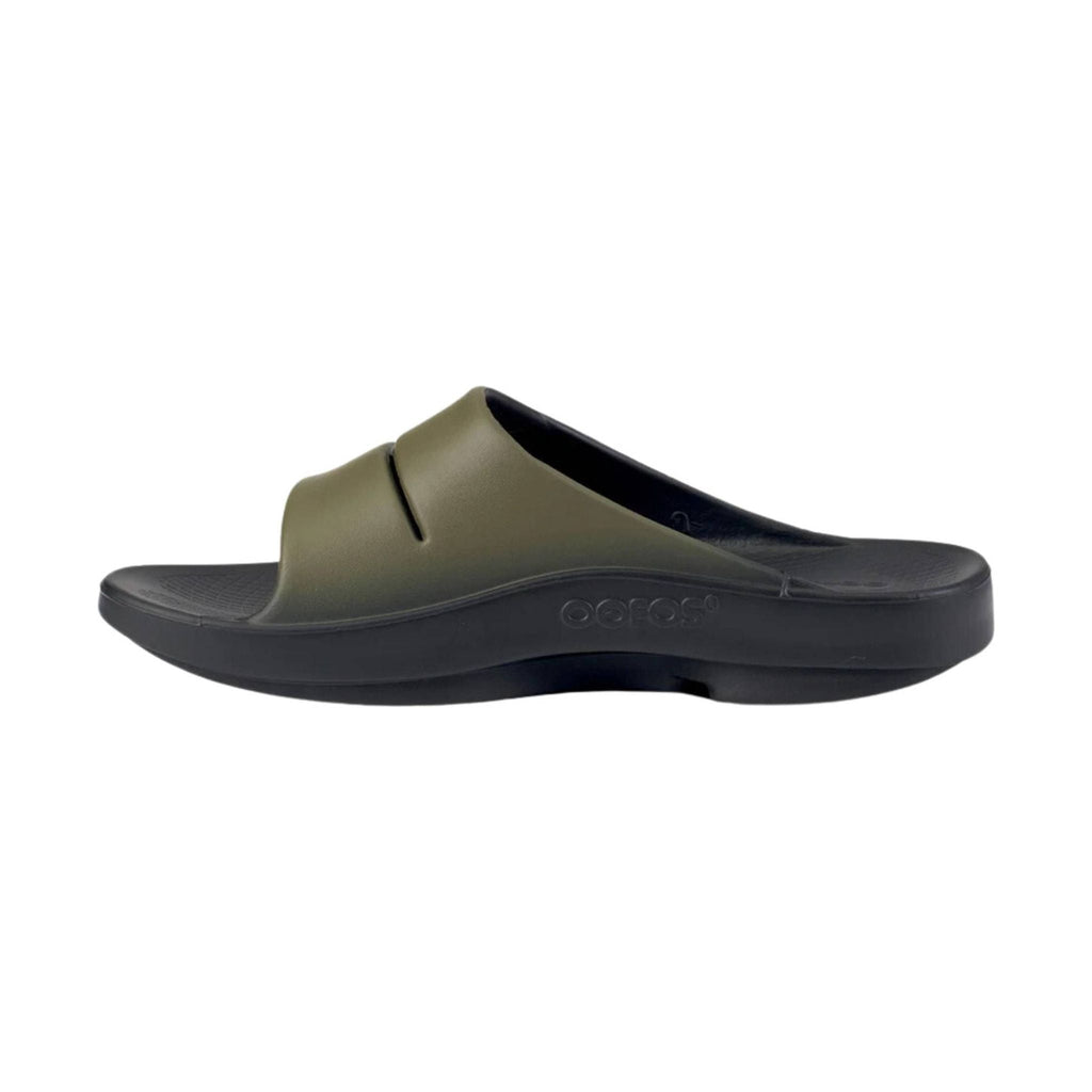 OOfos OOahh Sport Slide - Tactical Green - Lenny's Shoe & Apparel