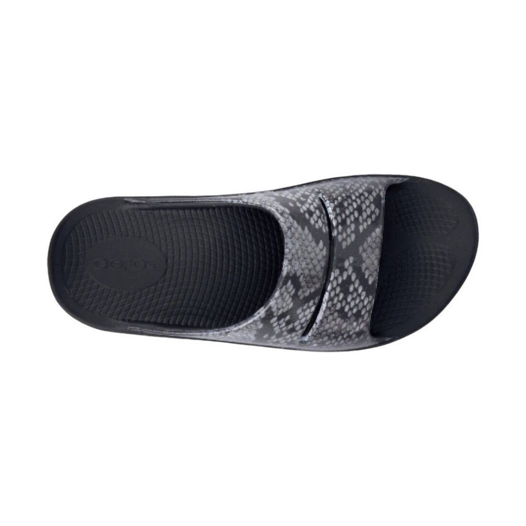 OOfos Women's OOahh Limited Slide - Snake - Lenny's Shoe & Apparel