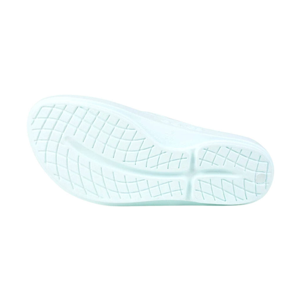 OOfos Women's OOlala Luxe Sandal - Frost - Lenny's Shoe & Apparel