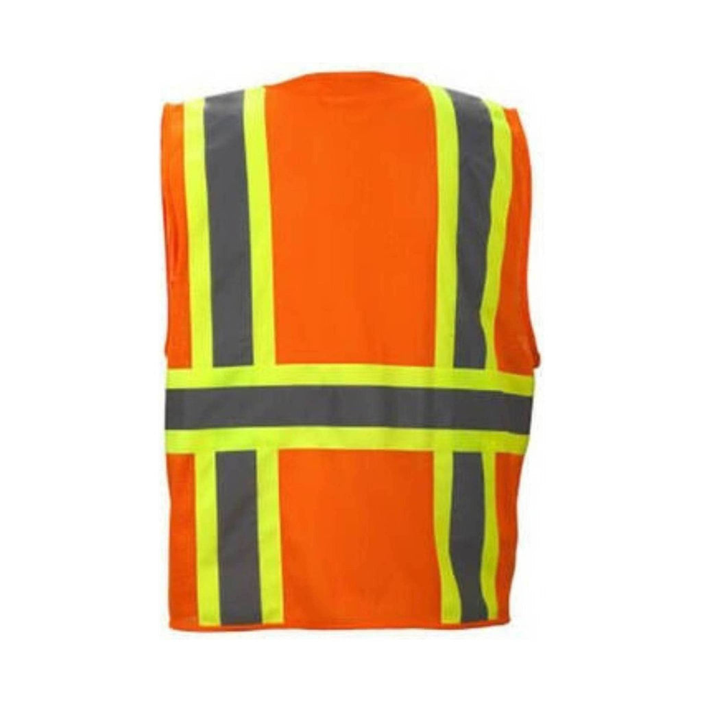 Pyramex Men's All Mesh Surveyor Vest - Orange - Lenny's Shoe & Apparel