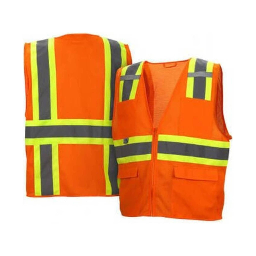 Pyramex Men's All Mesh Surveyor Vest - Orange - Lenny's Shoe & Apparel