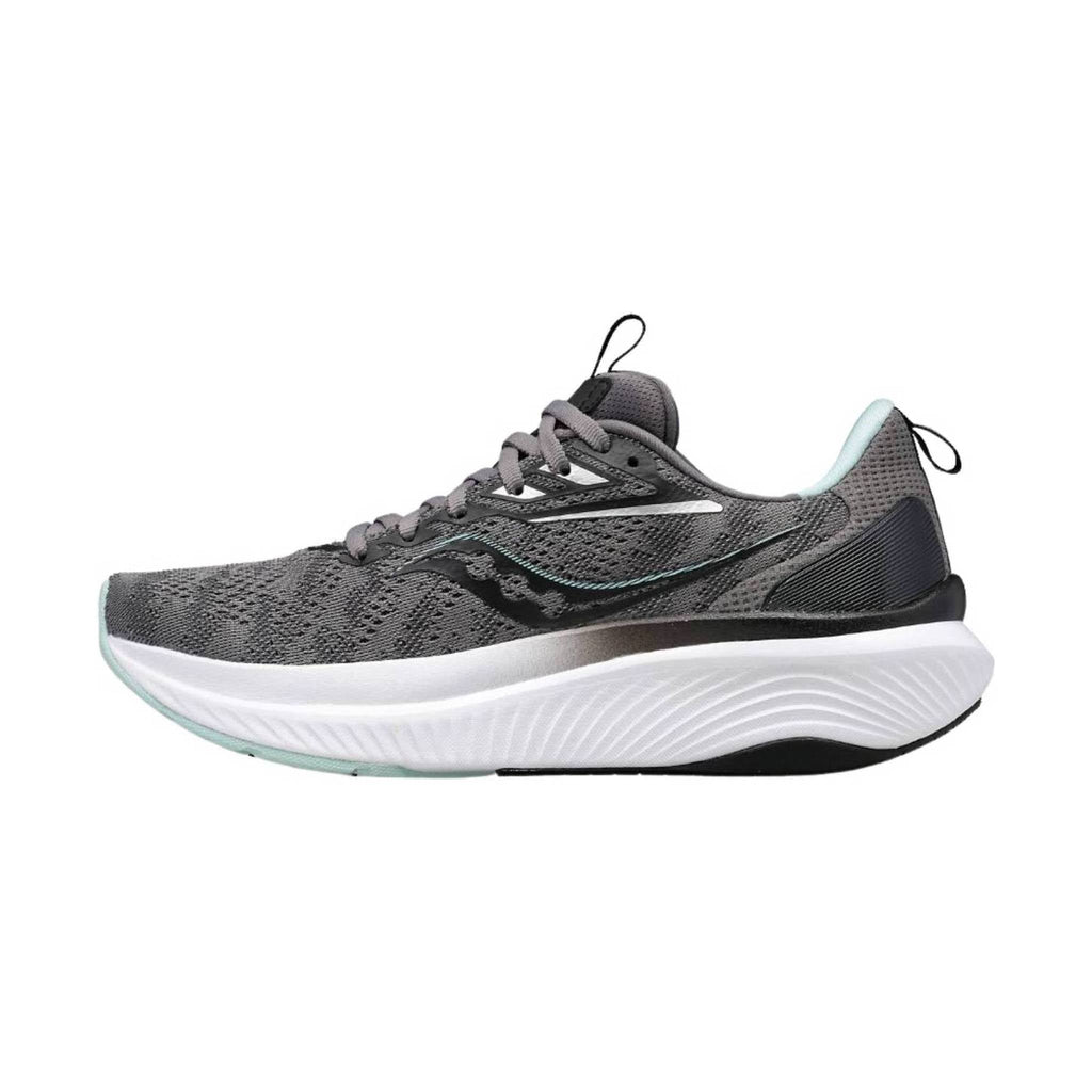 Saucony Women's Echelon 9 Running Shoe - Charcoal/Ice - Lenny's Shoe & Apparel