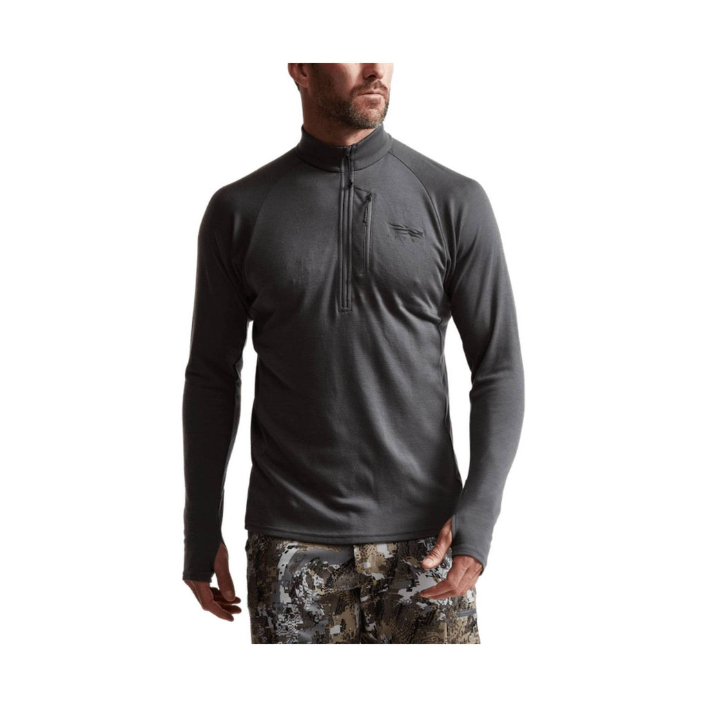 Sitka Men's Core Merino 220 Half Zip Top - Lead - Lenny's Shoe & Apparel