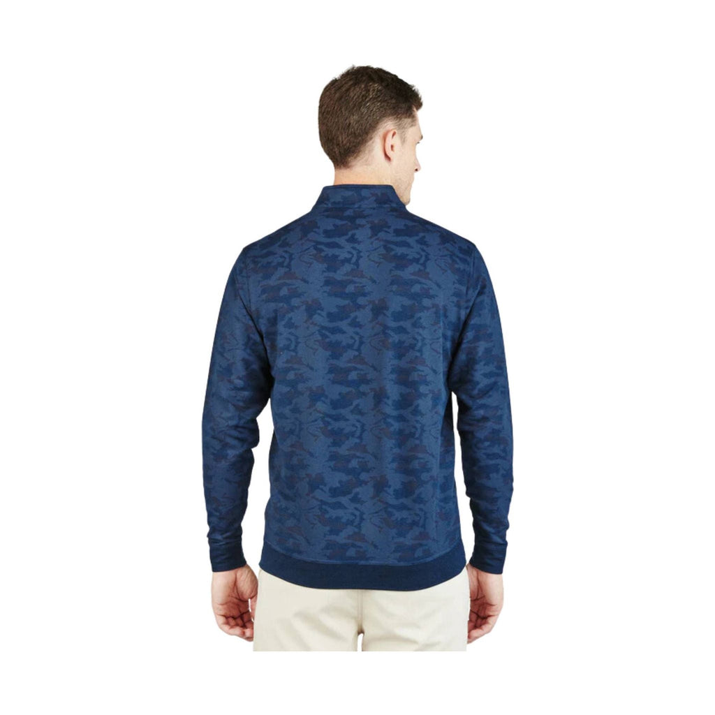 Tasc Men's Cloud French Terry Quarter Zip - Navy Camo - Lenny's Shoe & Apparel