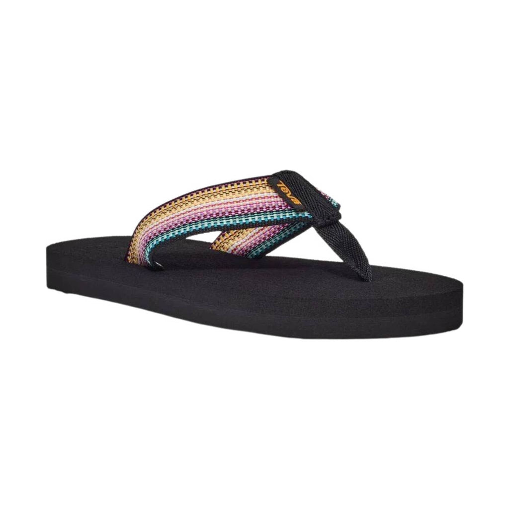 Teva Little Kids' Mush II Flip Flop - Antiguous Black Multi - Lenny's Shoe & Apparel