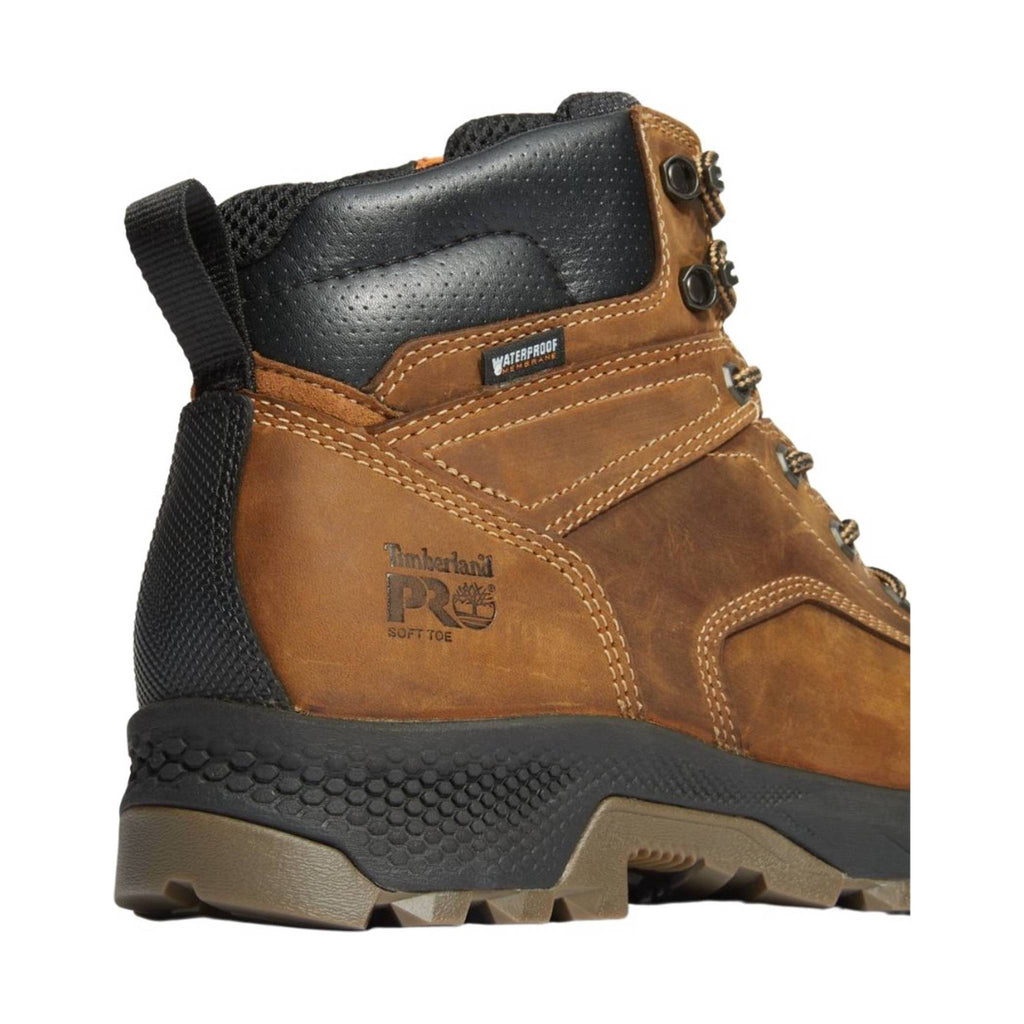 Timberland Pro Men's 6" Titan EV Soft Toe Waterproof Work Boots - Brown - Lenny's Shoe & Apparel