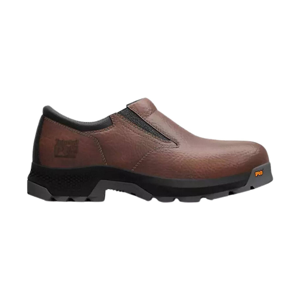 Timberland Pro Men's TiTAN EV Composite Toe Slip On Work Shoe - Brown - Lenny's Shoe & Apparel