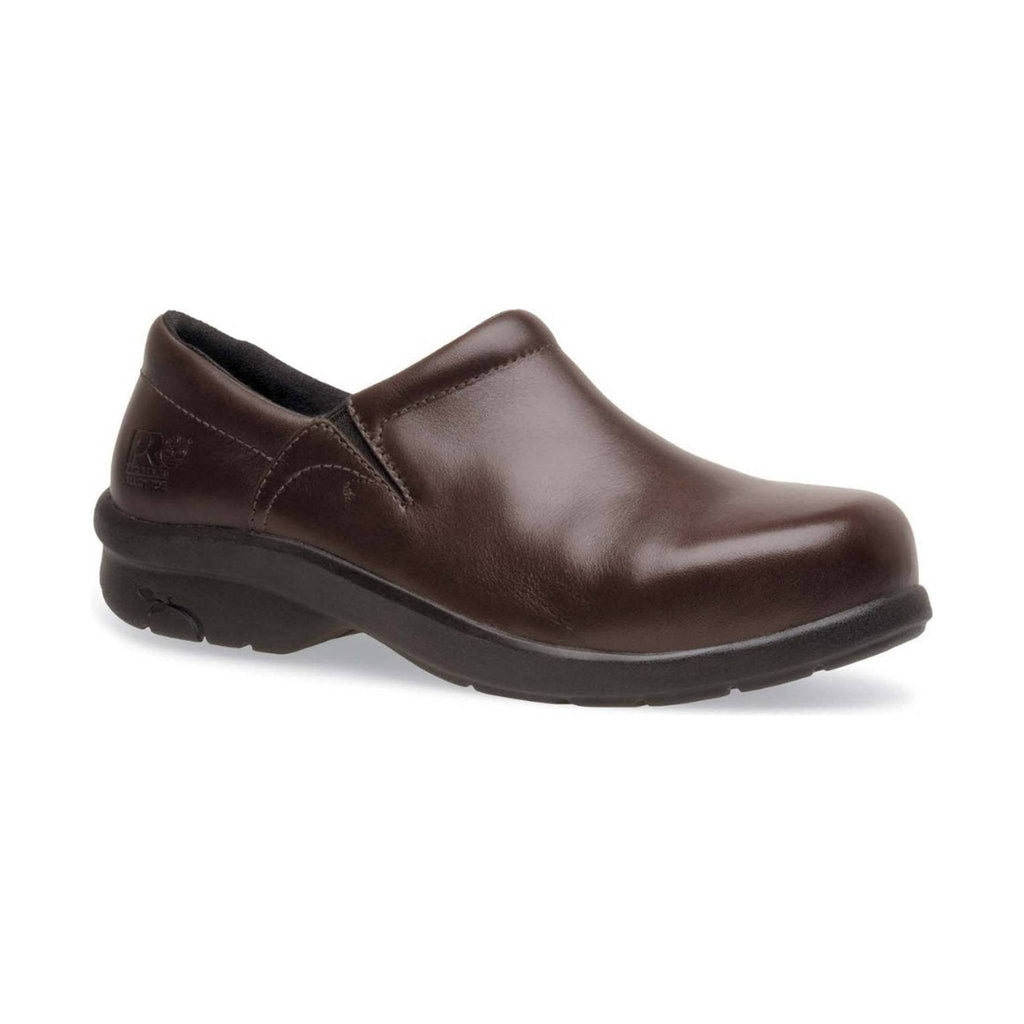 Timberland PRO Women's Newbury Slip-On Alloy Toe - Brown - Lenny's Shoe & Apparel