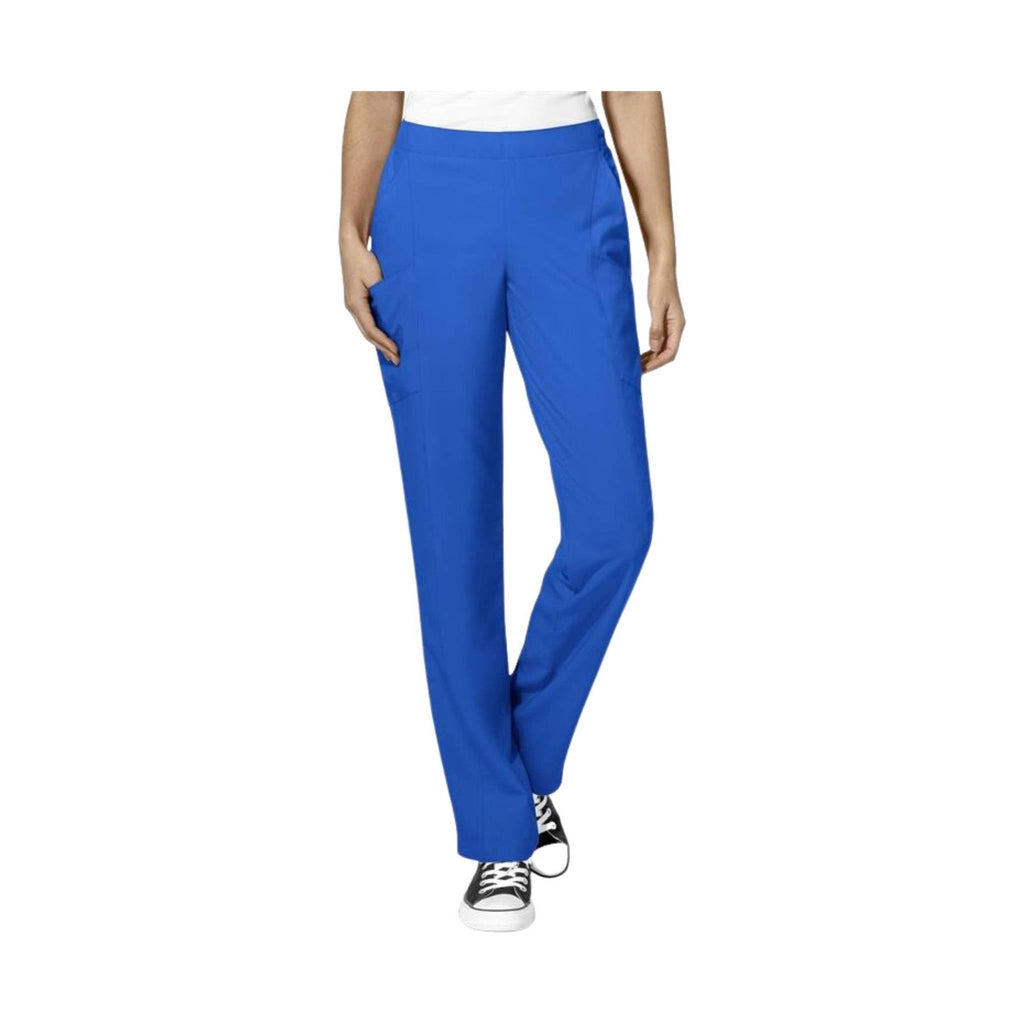 Wonderwink Women's Full Elastic Scrubs Pants - Royal - Lenny's Shoe & Apparel