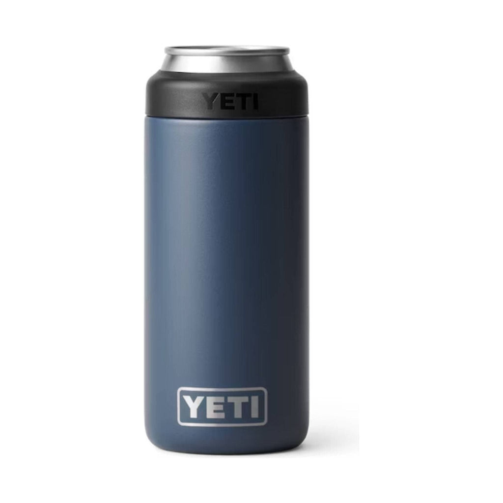 YETI Rambler 12 oz Colster Slim Can Cooler - Navy Blue - Lenny's Shoe & Apparel